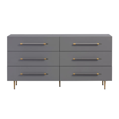grey six drawer dresser TOV Furniture - Trident 6 upload-20241106 built to tackle clutter 1920s Flapper Vintage Style Complete the Look:Heirloom Trio (Dress + Lennie Party Hat + Nola Fairy Wings)