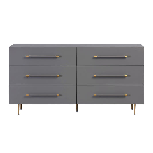 Trident 62" 6-Drawer Dresser - Image 1