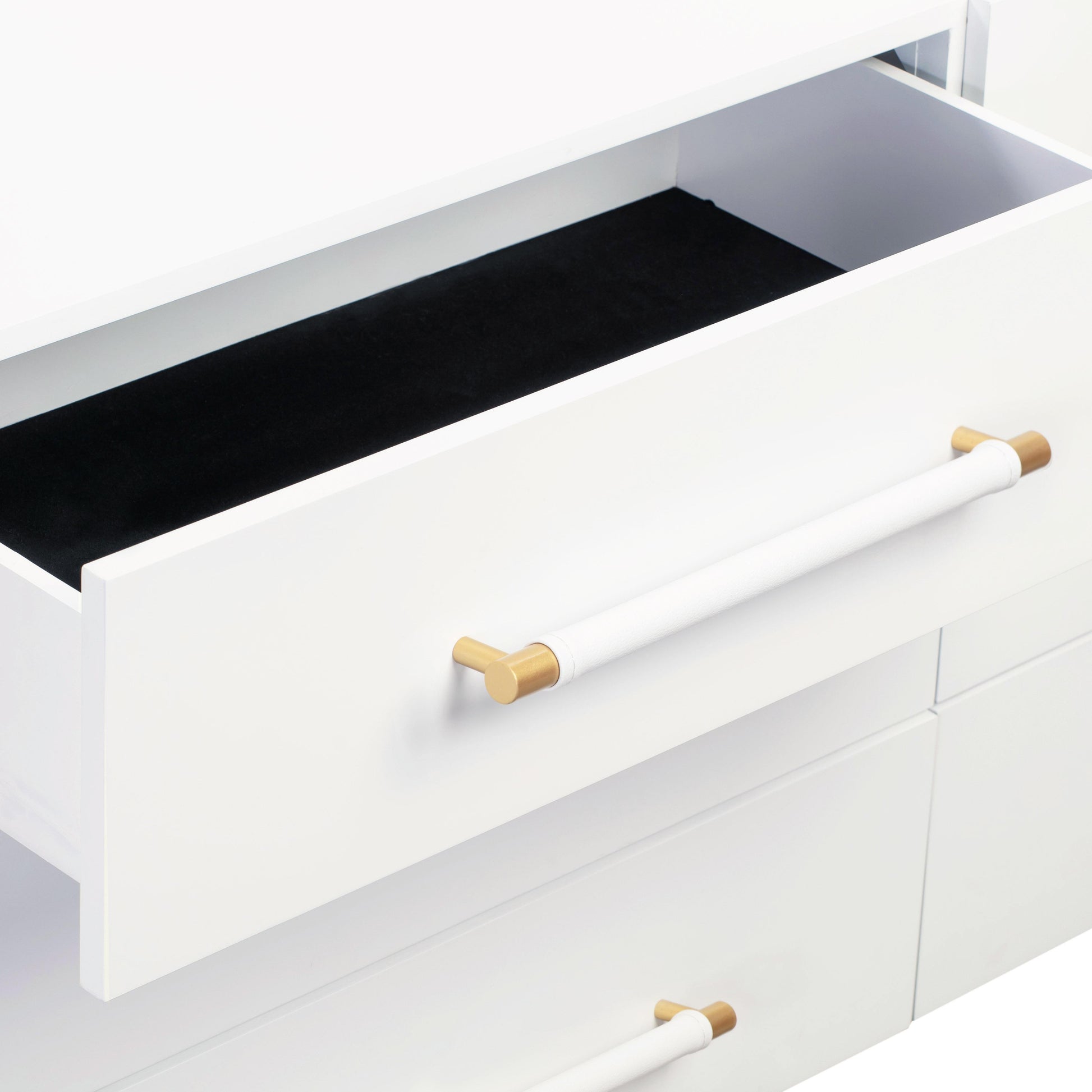 Trident 62" 6-Drawer Dresser - White - Image 8