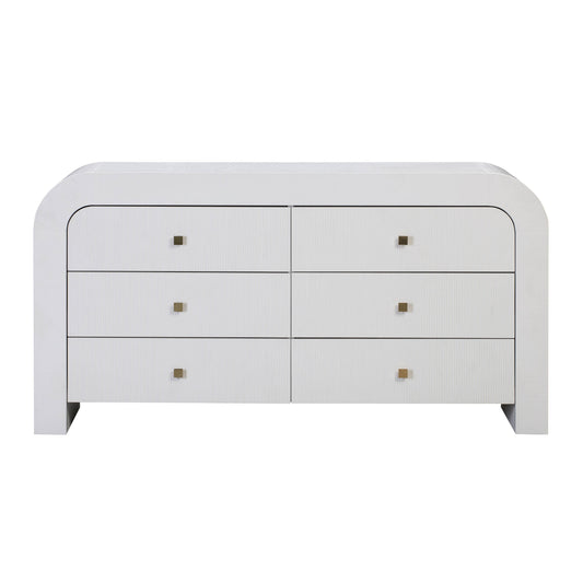 Hump 62" Arched 6-Drawer Dresser - Image 1