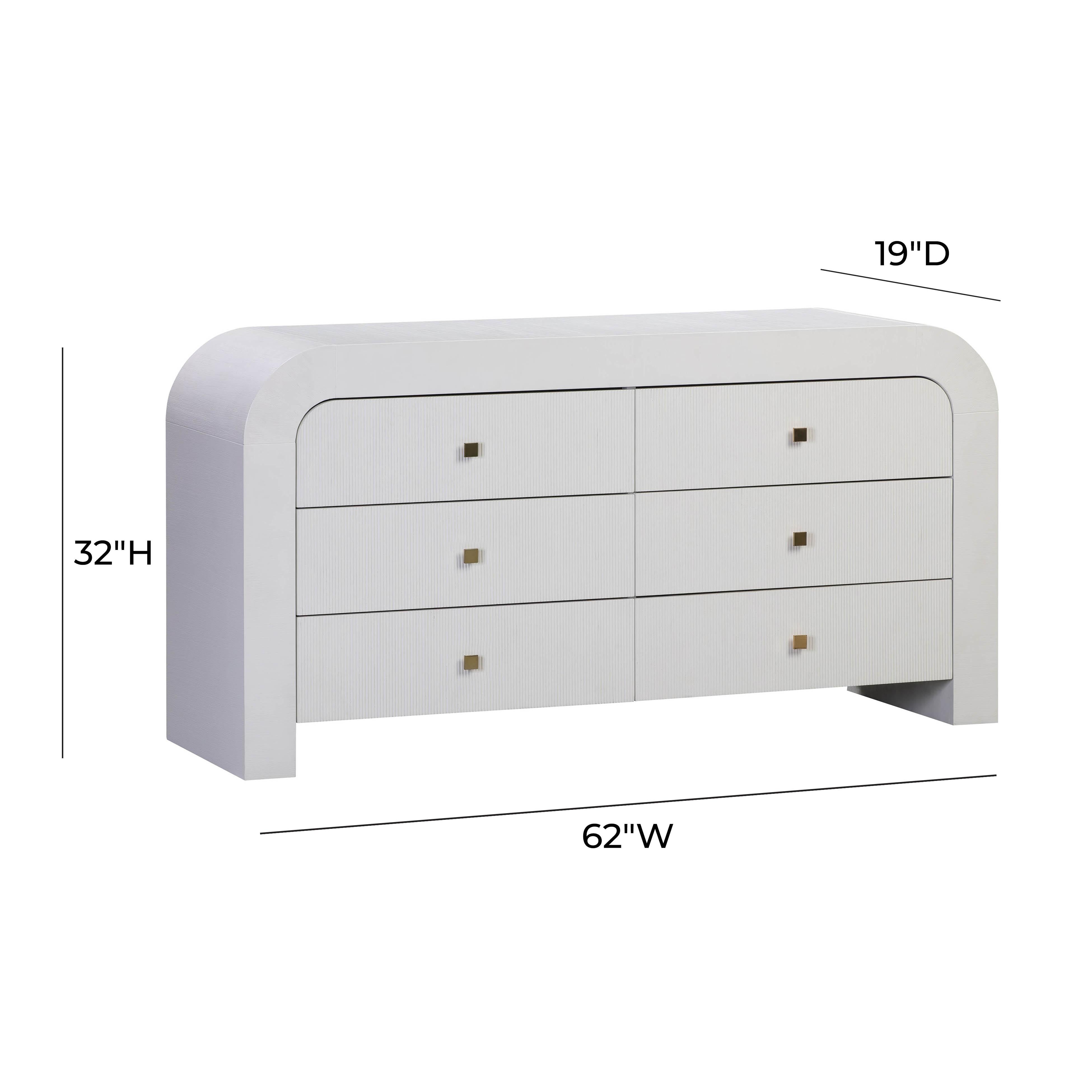 Drawer - 美品☆Drawerドゥロワー☆カットソー1 Hump 6 Drawer Dresser – TOV Furniture