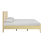 Sierra Wood & Rattan Bed - Buttermilk / Queen - Image 4