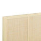 Sierra Wood & Rattan Bed - Buttermilk / Queen - Image 6