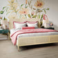Sierra Wood & Rattan Bed - Buttermilk / King - Image 9