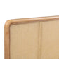 Kavali Performance Velvet and Natural Bed - Grey / King - Image 7