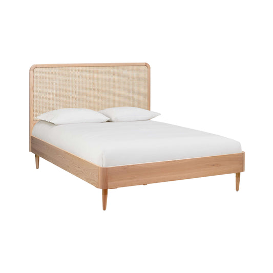 Carmen Natural Ash and Cane Bed - Image 1
