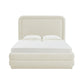 Briella Performance Velvet Bed - Cream / Queen - Image 3