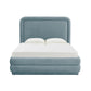Briella Performance Velvet Bed - Bluestone / King - Image 3