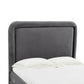 Briella Performance Velvet Bed - Dark Grey / Queen - Image 5