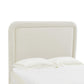 Briella Performance Velvet Bed - Cream / Full - Image 5