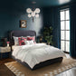Briella Performance Velvet Bed - Dark Grey / Full - Image 2