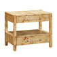 Brandyss 26" Burl 2-Drawer Nightstand - Natural - Image 3
