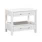 Brandyss 26" Burl 2-Drawer Nightstand - White - Image 3