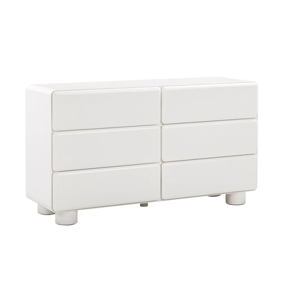 Tammy 56" 6-Drawer Dresser - White - Image 1