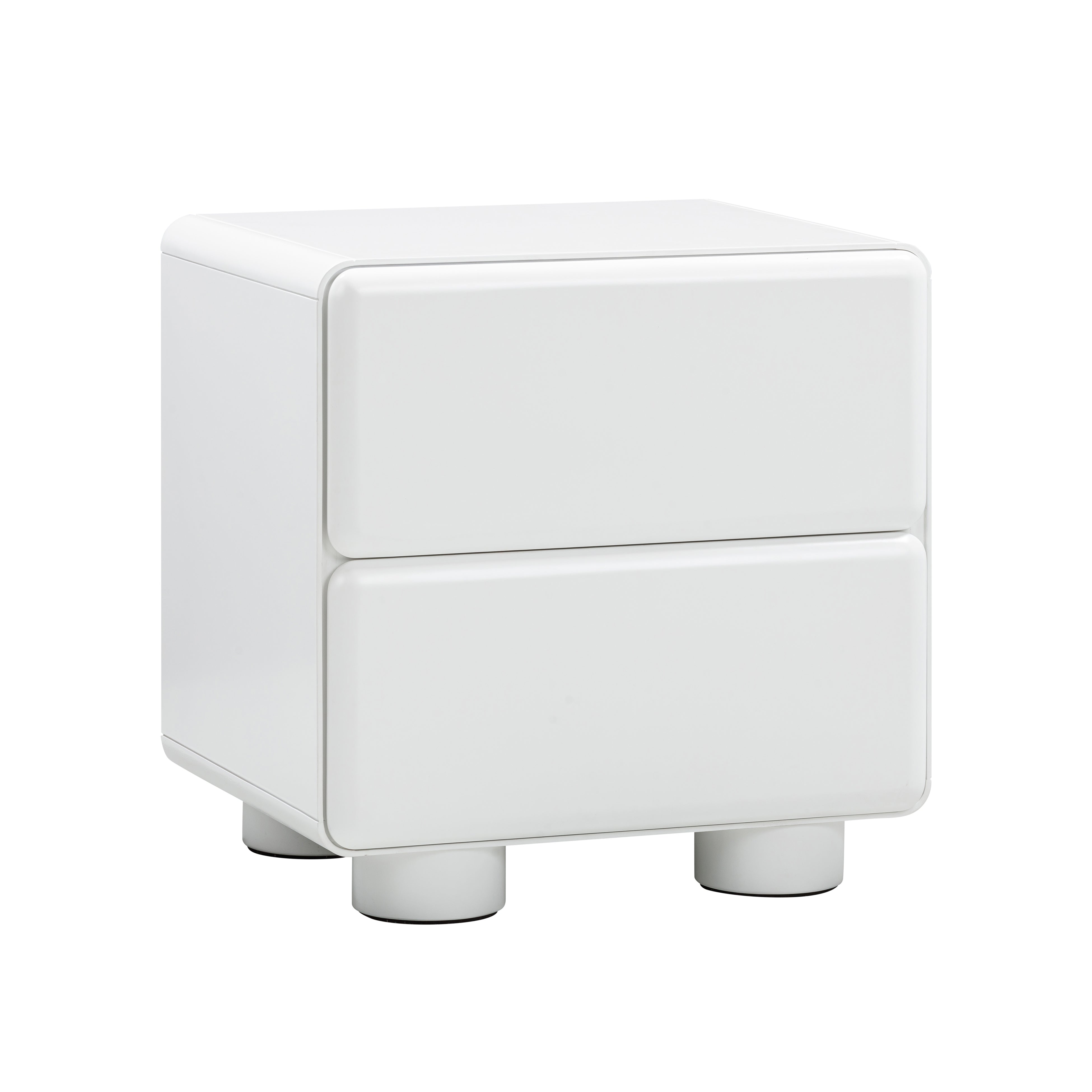 【新品未使用】WELINOA UNBALANCE TUCK TOP ホワイト Tammy Nightstand & Stylish Bedroom Furniture | TOV Furniture