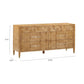 Brandyss 62" Burl 7-Drawer Dresser - Natural - Image 7