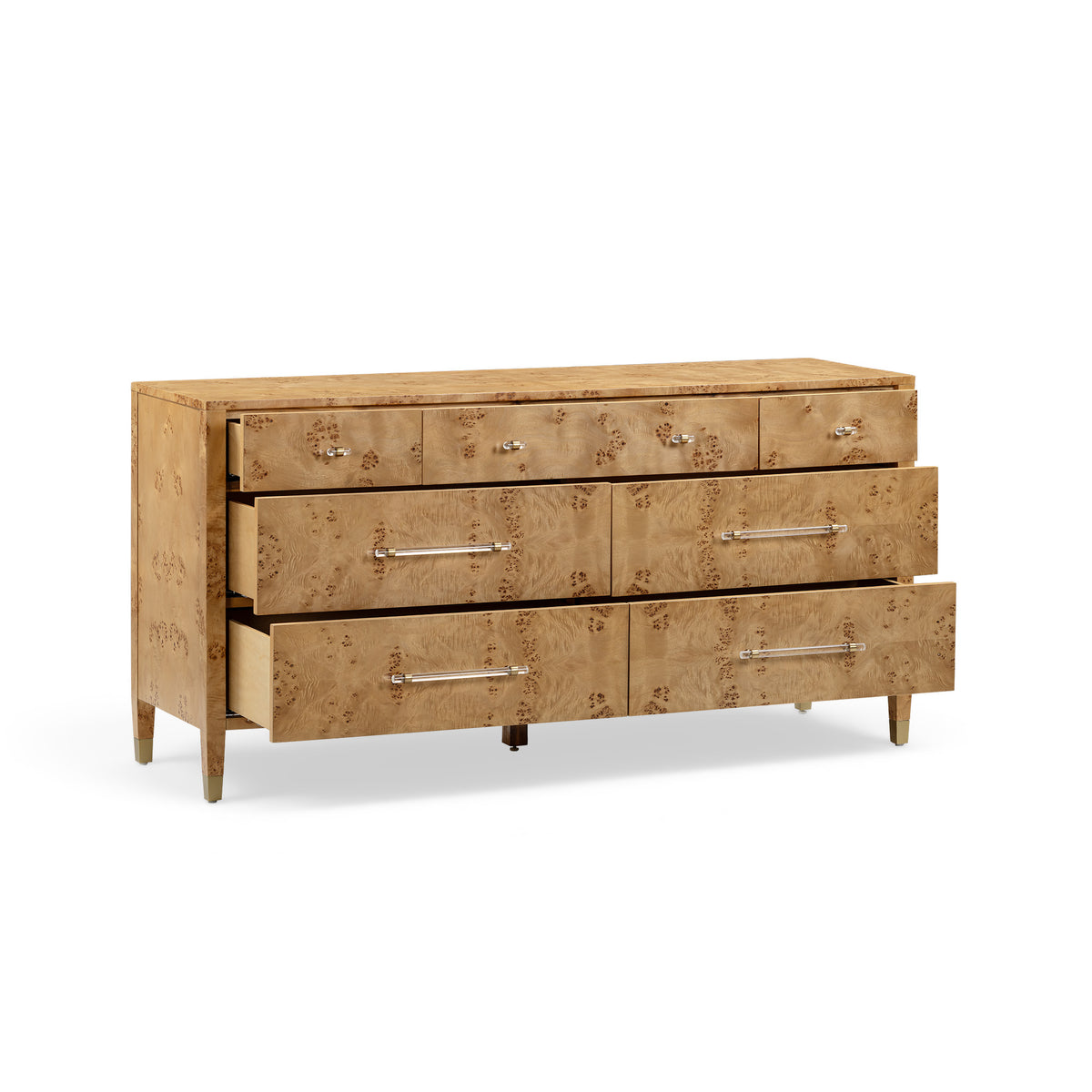 Brandyss 62" Burl 7-Drawer Dresser - Natural - Image 5
