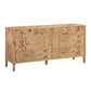 Brandyss 62" Burl 7-Drawer Dresser - Honey - Image 3