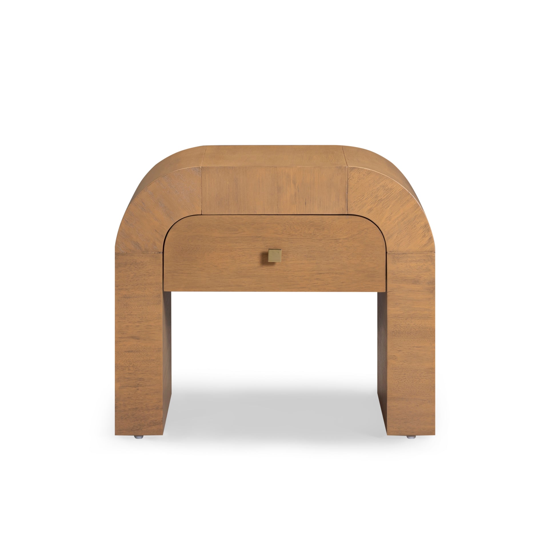 Hump 26" Arched Nightstand With Drawer - Natural - Image 1