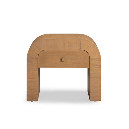 Hump 26" Arched Nightstand With Drawer - Natural - Image 1