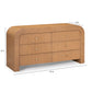 Hump 62" Arched 6-Drawer Dresser - Natural - Image 8