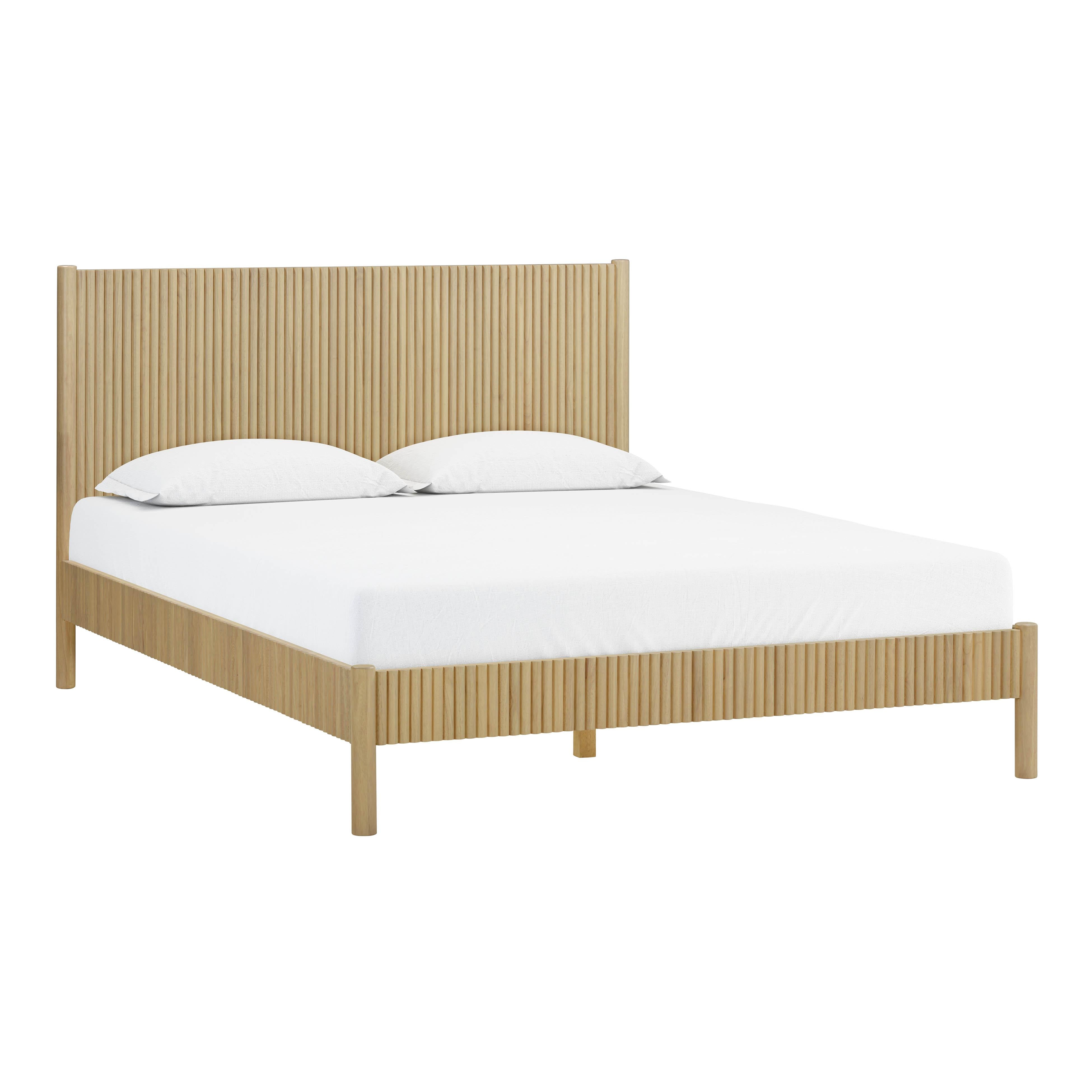 Tyla Natural Wood Bed | TOV Furniture