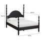 Rosalie Ash Bed - Black / Queen - Image 11