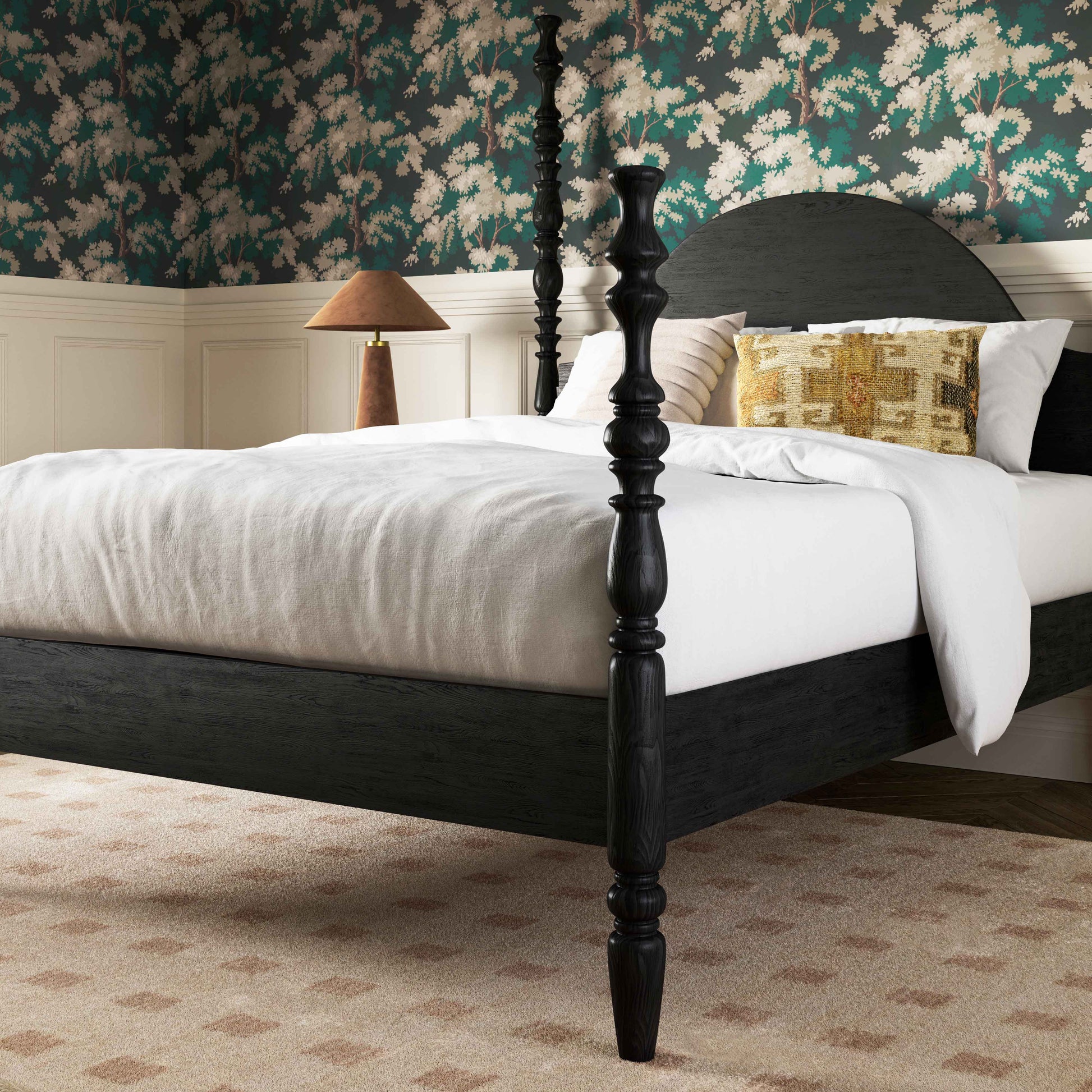 Rosalie Ash Bed - Black / Queen - Image 2