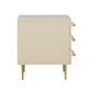 Trident 28" 3-Drawer Nightstand - Taupe - Image 5