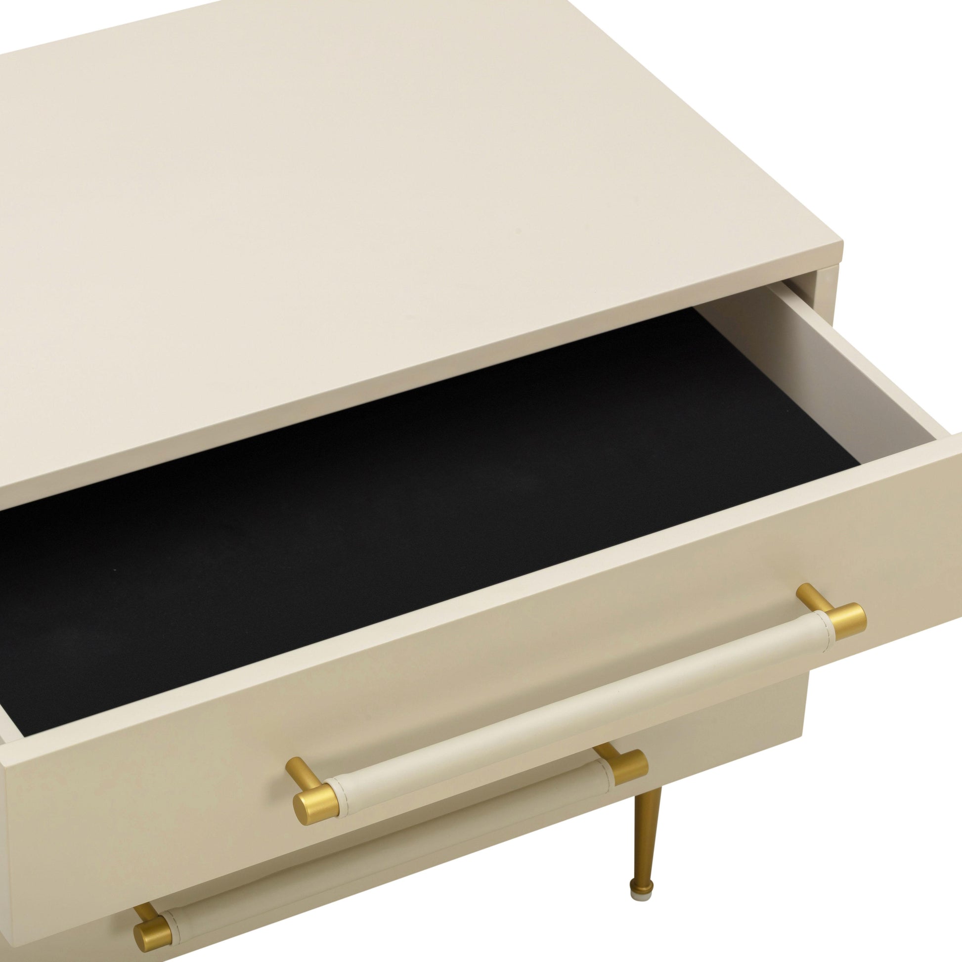 Trident 28" 3-Drawer Nightstand - Taupe - Image 7