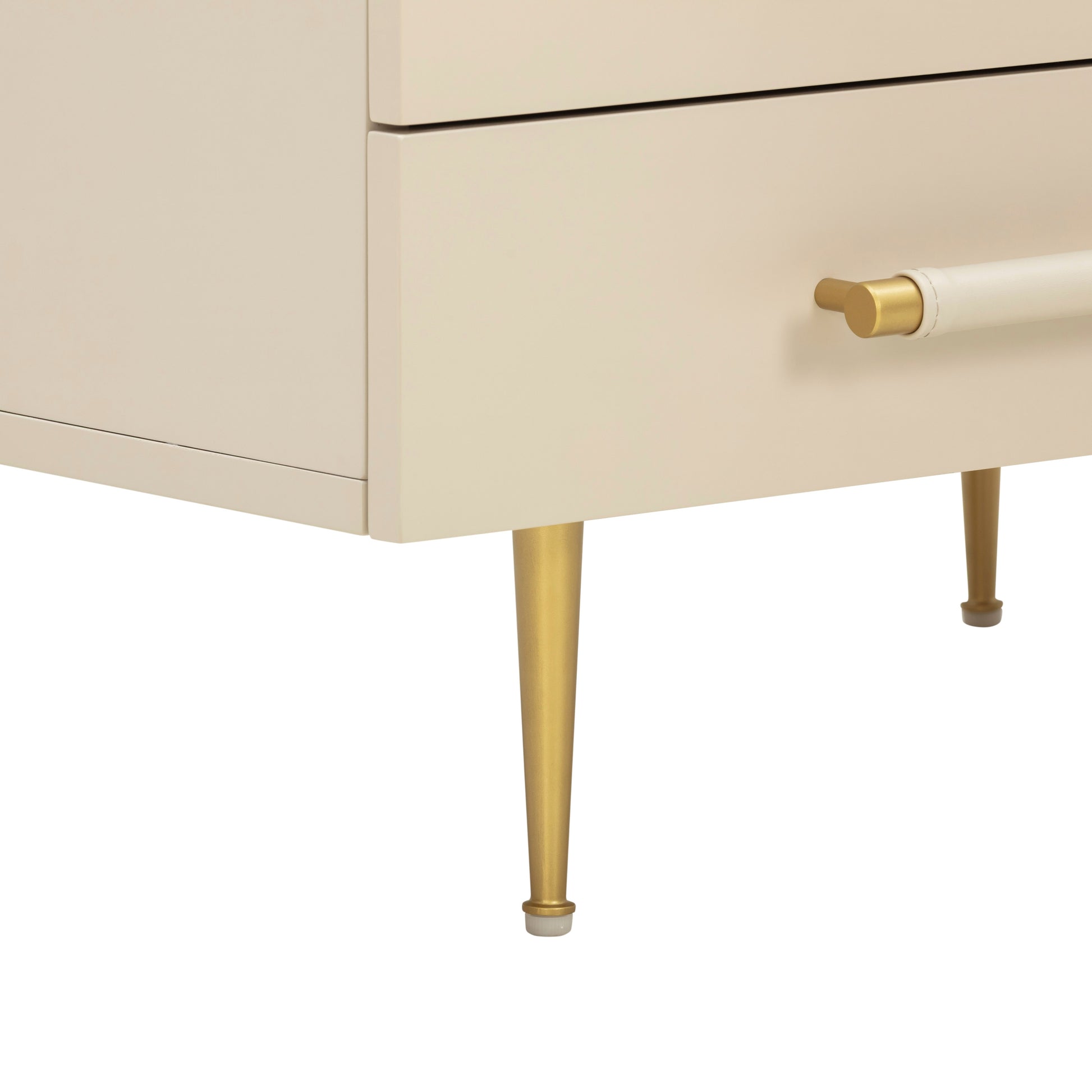 Trident 28" 3-Drawer Nightstand - Taupe - Image 8