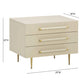 Trident 28" 3-Drawer Nightstand - Taupe - Image 9