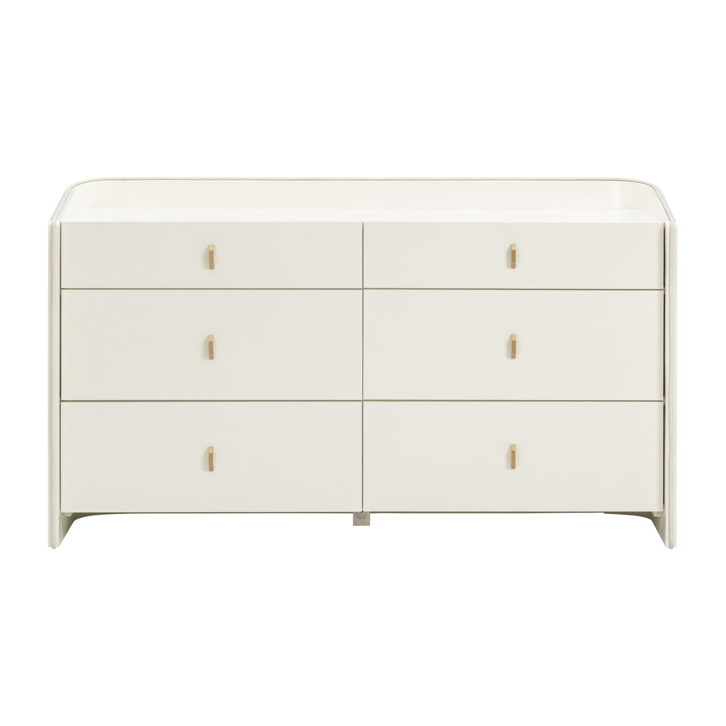 Collins 56" Cream 6-Drawer Dresser Collins 56" Cream 6-Drawer Dresser