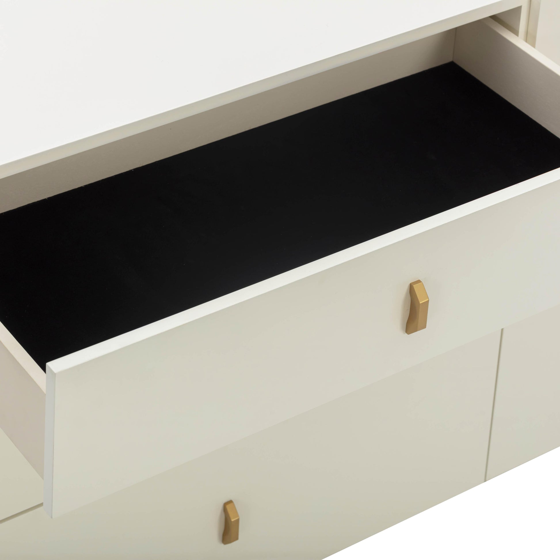 Collins 56" Cream 6-Drawer Dresser Collins 56" Cream 6-Drawer Dresser