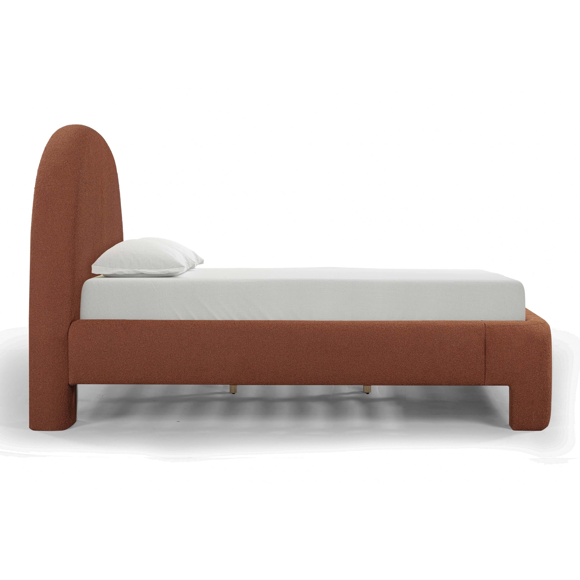 Orphea Performance Boucle Bed - Autumn Red / Queen - Image 4
