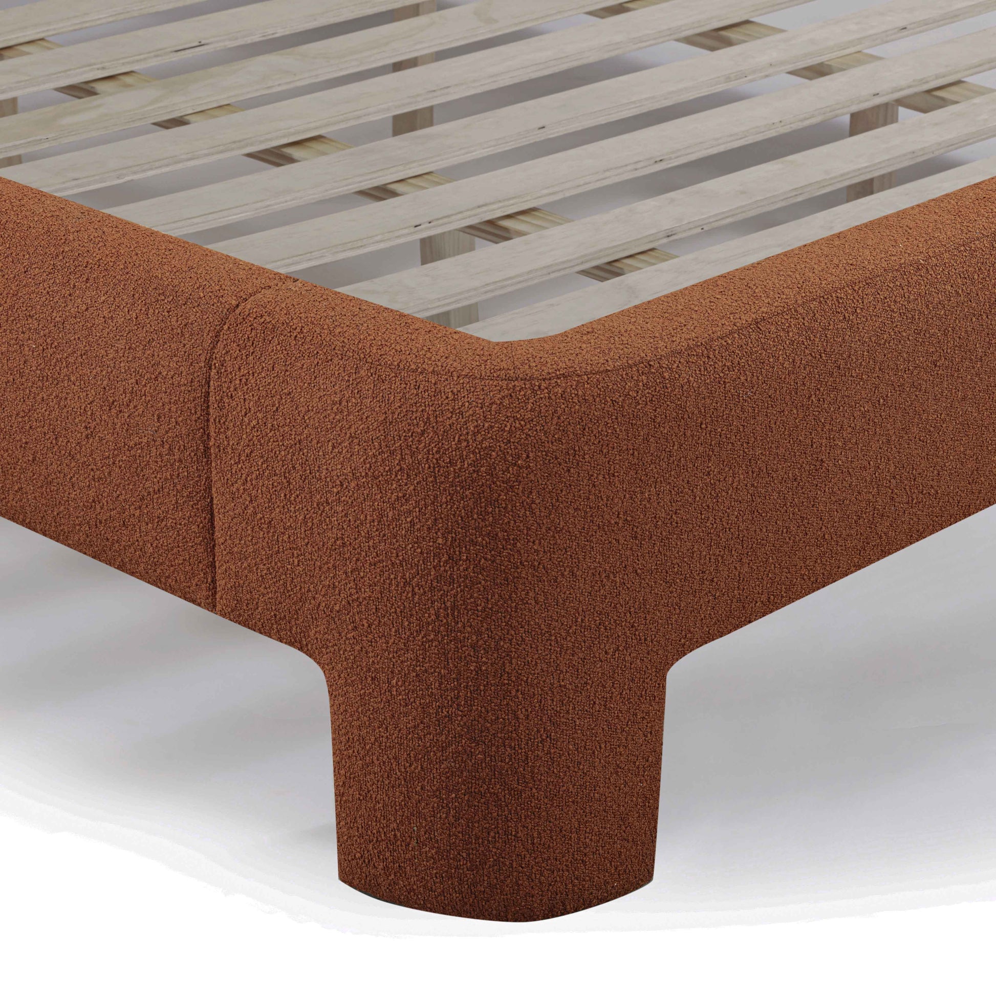 Orphea Performance Boucle Bed - Autumn Red / Queen - Image 5