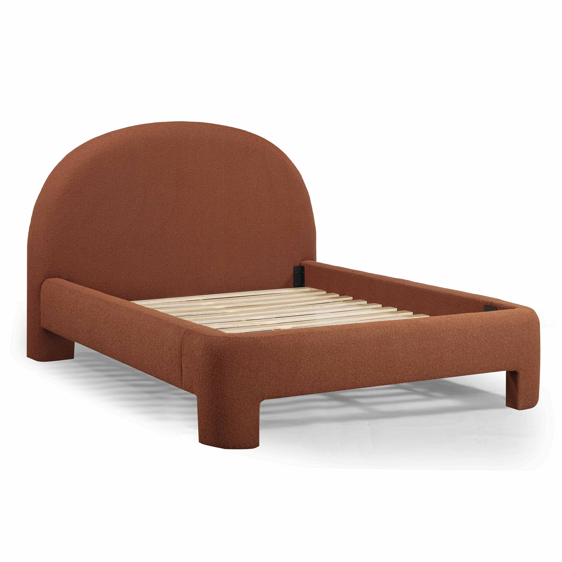 Orphea Performance Boucle Bed - Autumn Red / Queen - Image 8