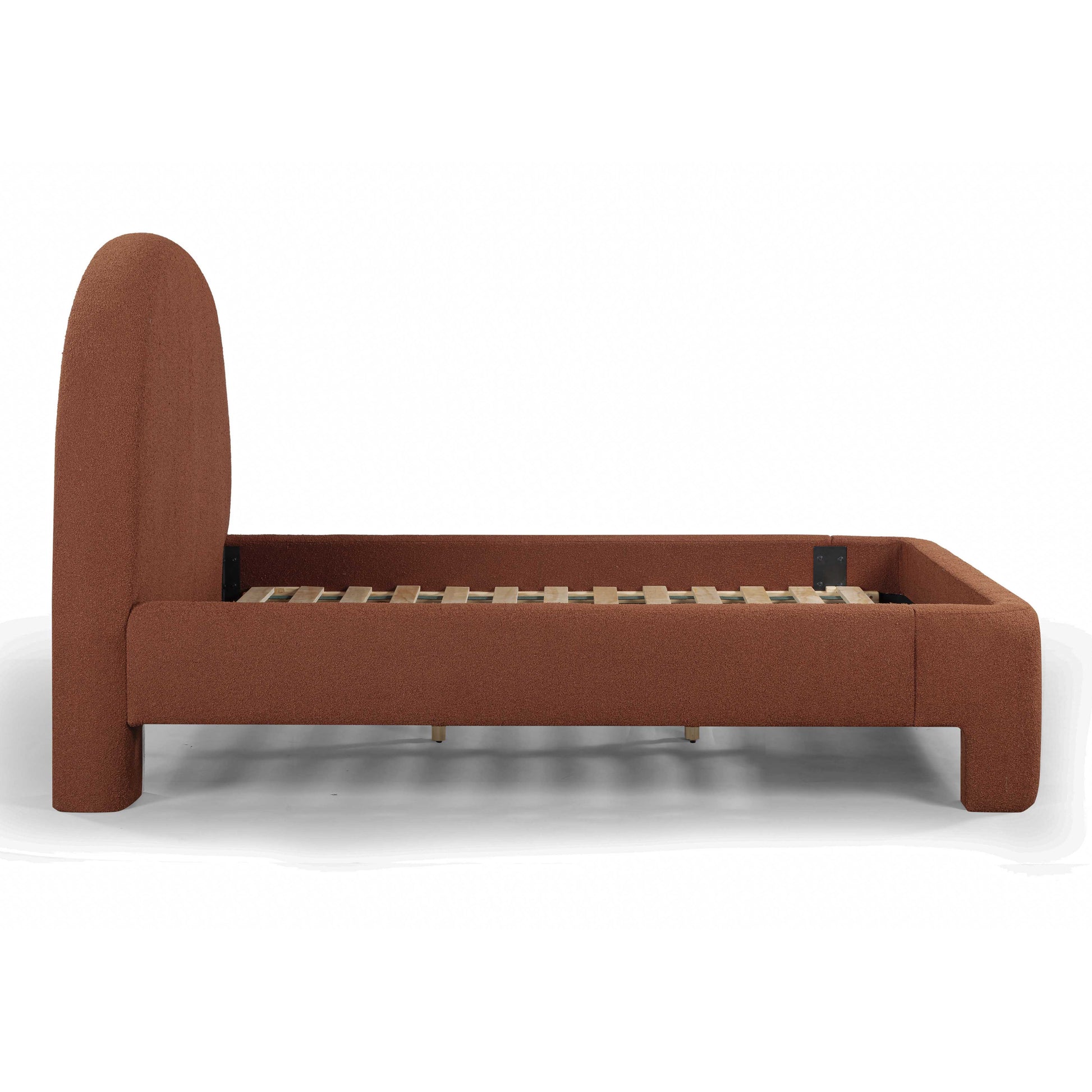 Orphea Performance Boucle Bed - Autumn Red / Queen - Image 9