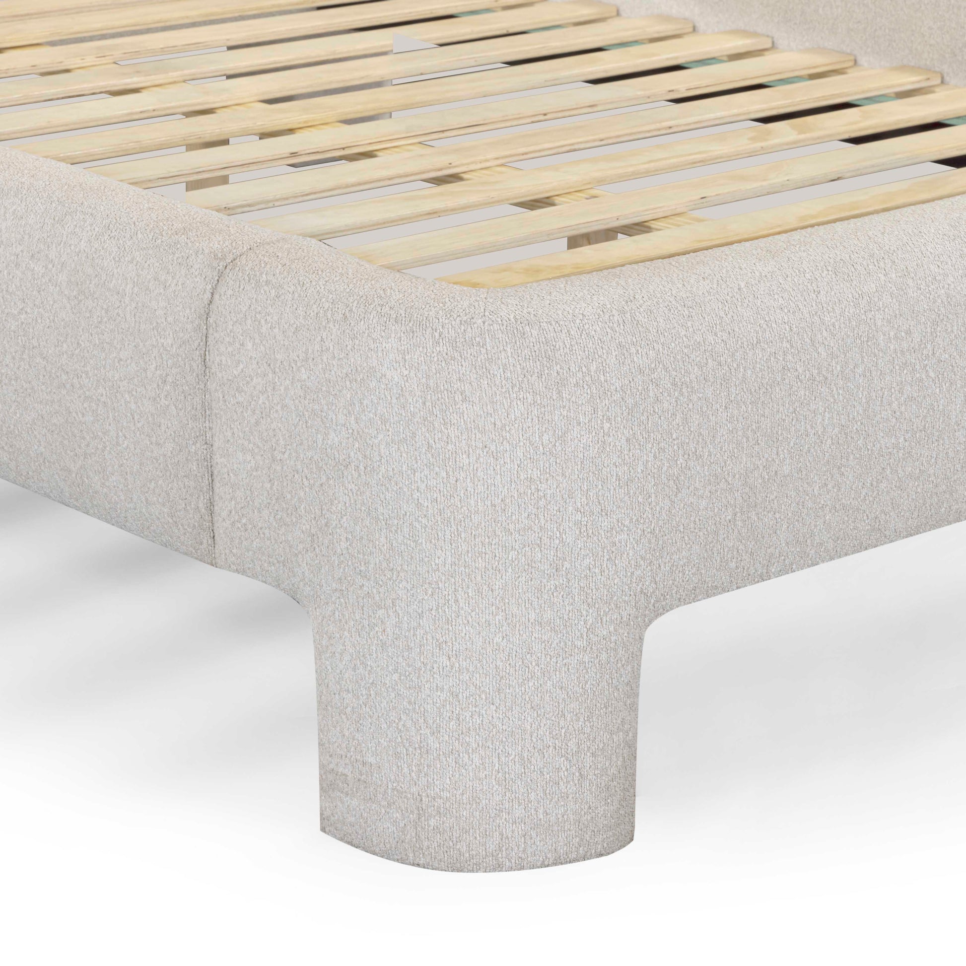 Orphea Performance Boucle Bed - Off-White / Queen - Image 5