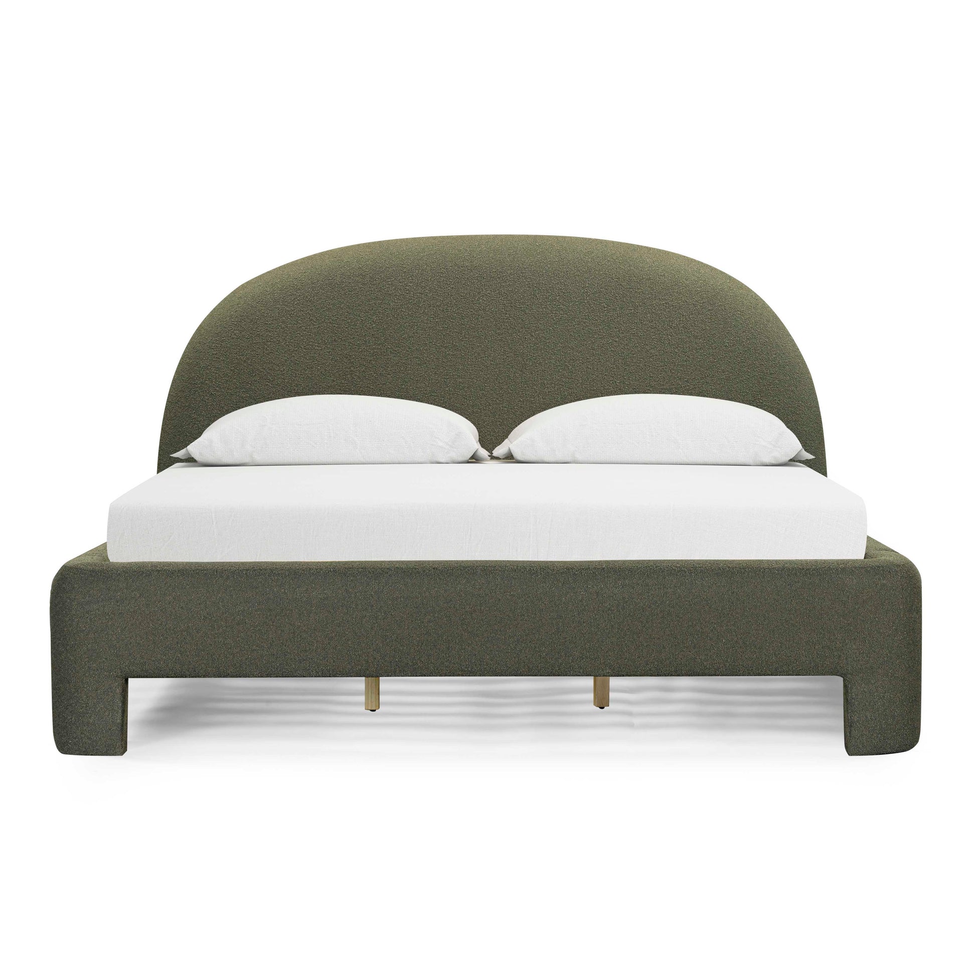 Orphea Performance Boucle Bed - Kale Green / King - Image 1