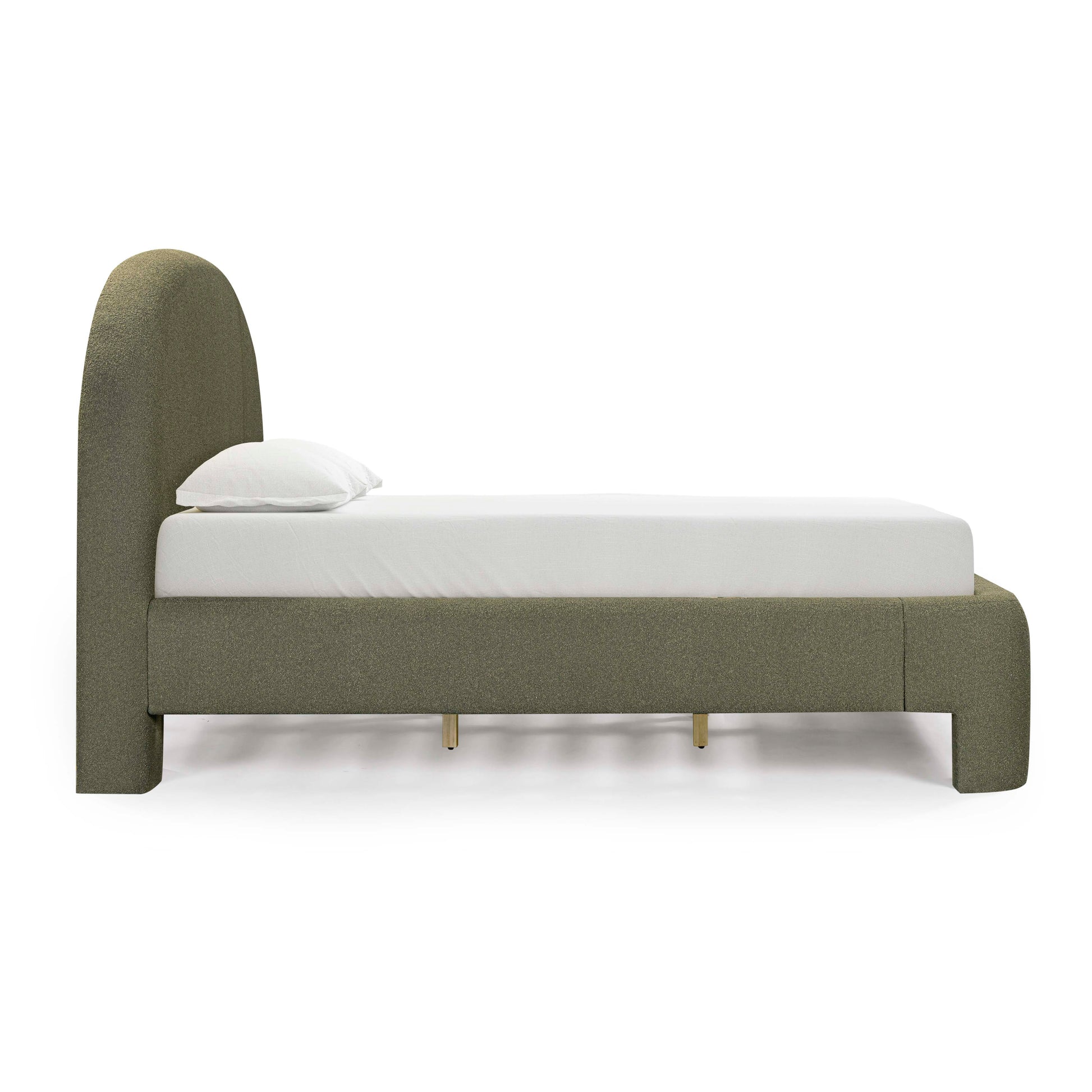 Orphea Performance Boucle Bed - Kale Green / King - Image 4