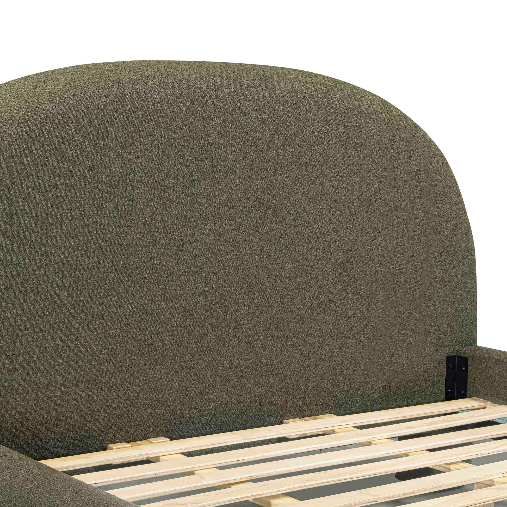 Orphea Performance Boucle Bed - Kale Green / King - Image 7