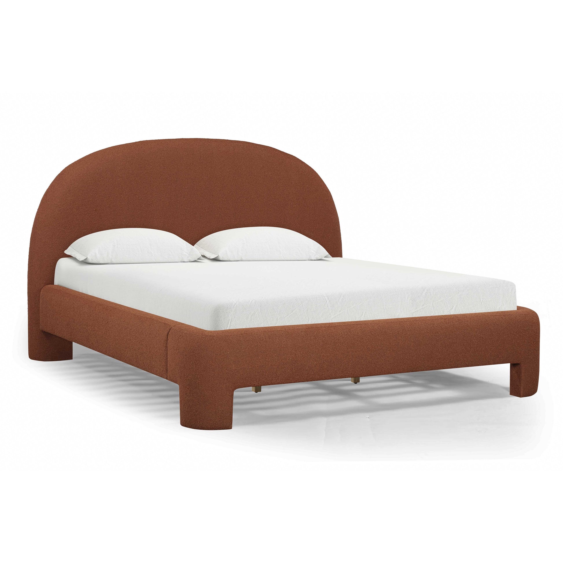 Orphea Performance Boucle Bed - Autumn Red / King - Image 3