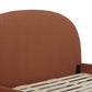 Orphea Performance Boucle Bed - Autumn Red / King - Image 6
