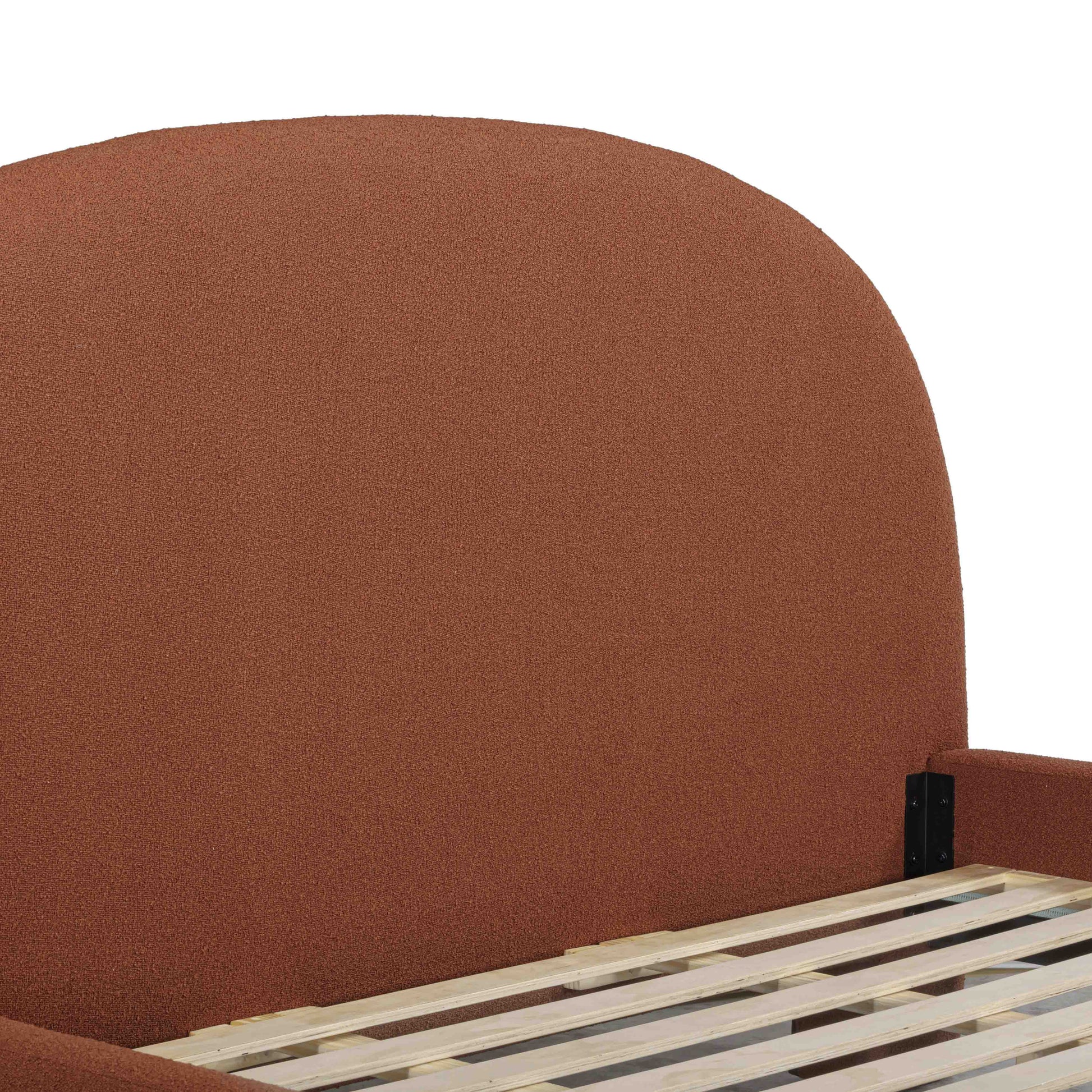 Orphea Performance Boucle Bed - Autumn Red / King - Image 6