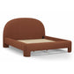 Orphea Performance Boucle Bed - Autumn Red / King - Image 8