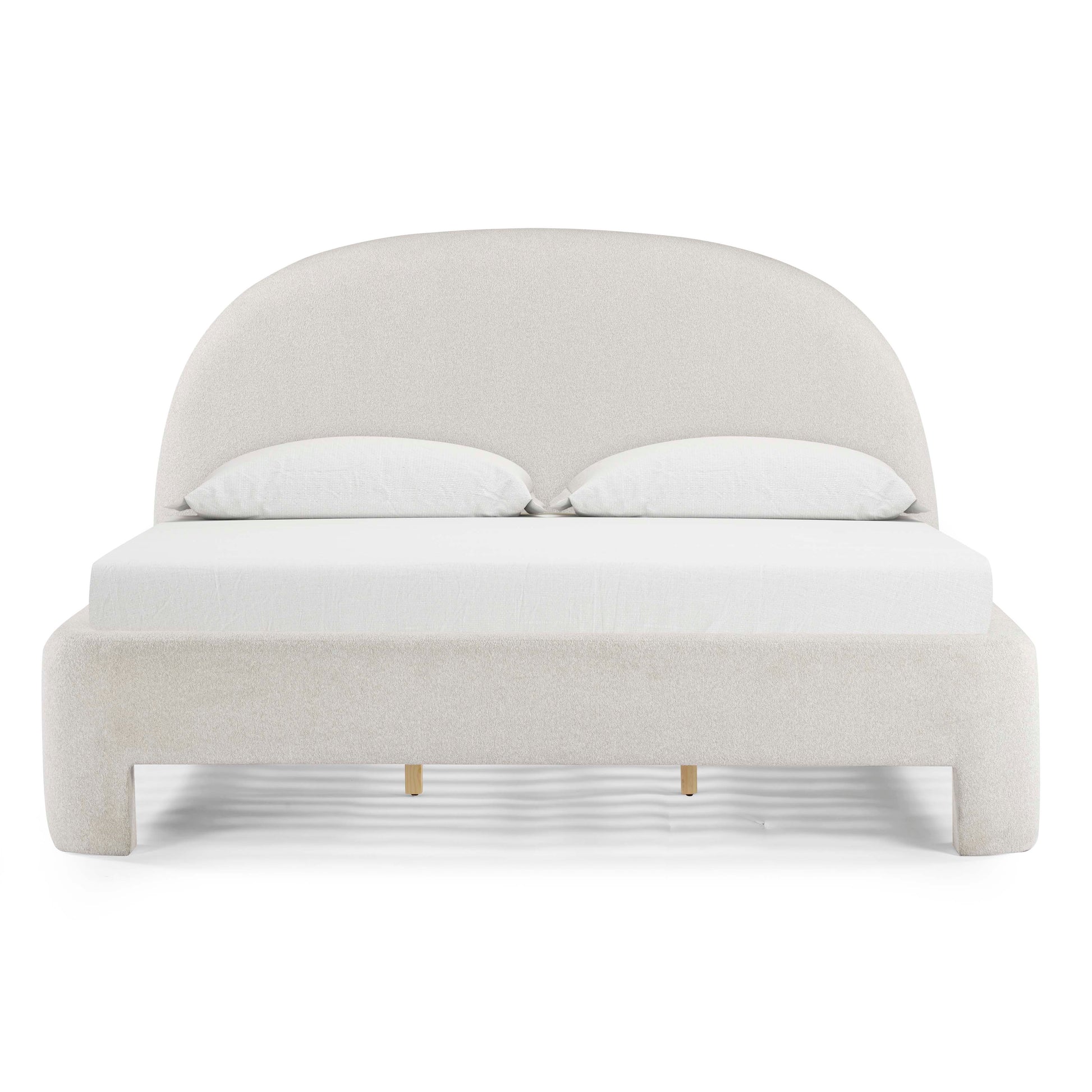 Orphea Performance Boucle Bed - Off-White / King - Image 1