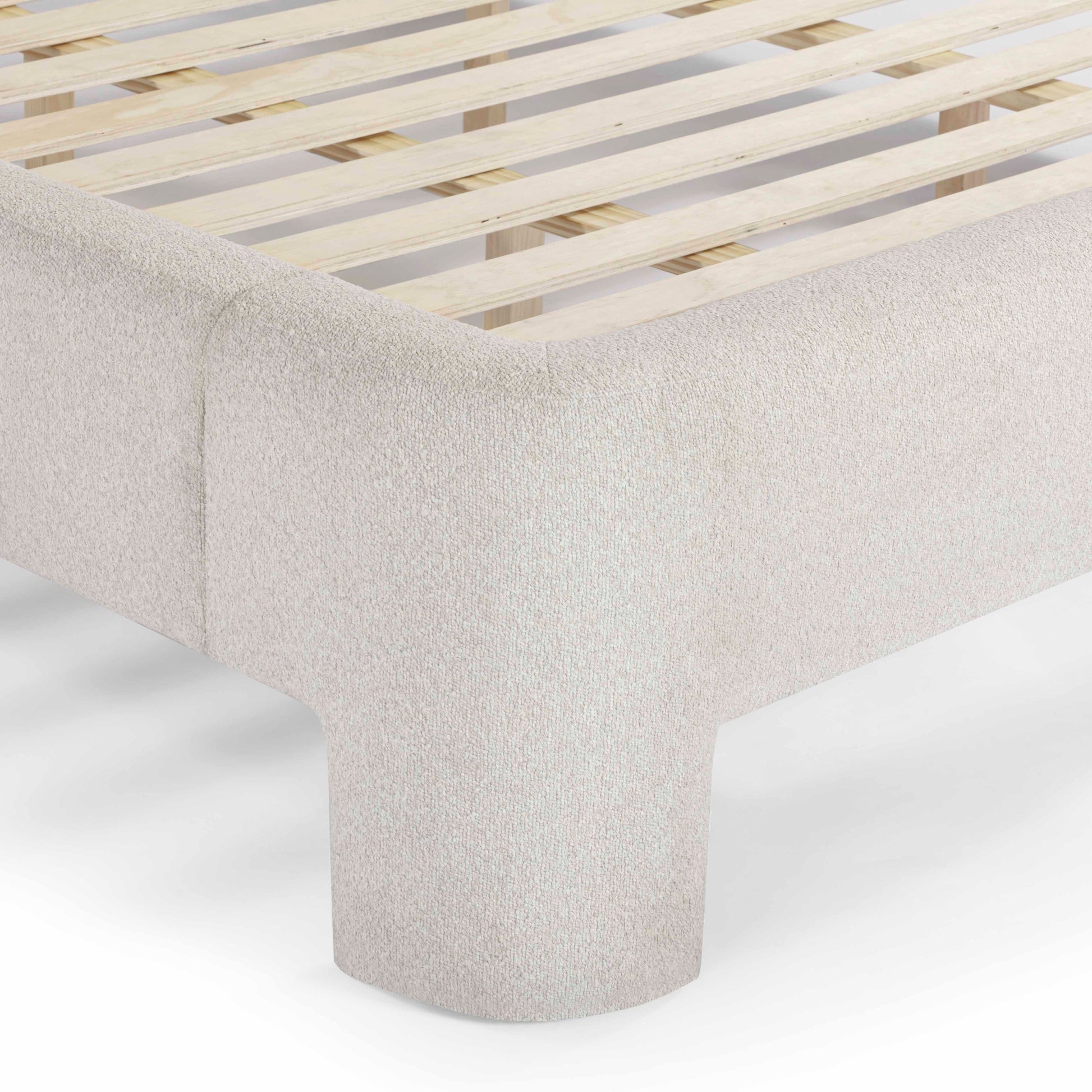 Orphea Performance Boucle Bed - Off-White / King - Image 5