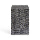 Derry 22" Capiz Shell Nightstand - Black - Image 4