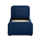 Briella Performance Velvet Trundle Bed in Twin - Navy - Image 10